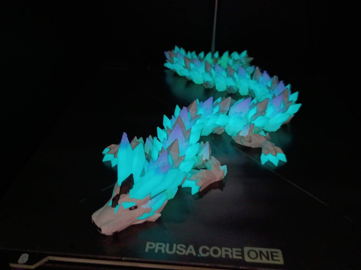 New Crystal Dragons: Standing and Long Versions photo