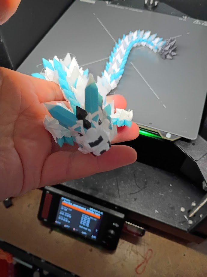 New Crystal Dragons: Standing and Long Versions