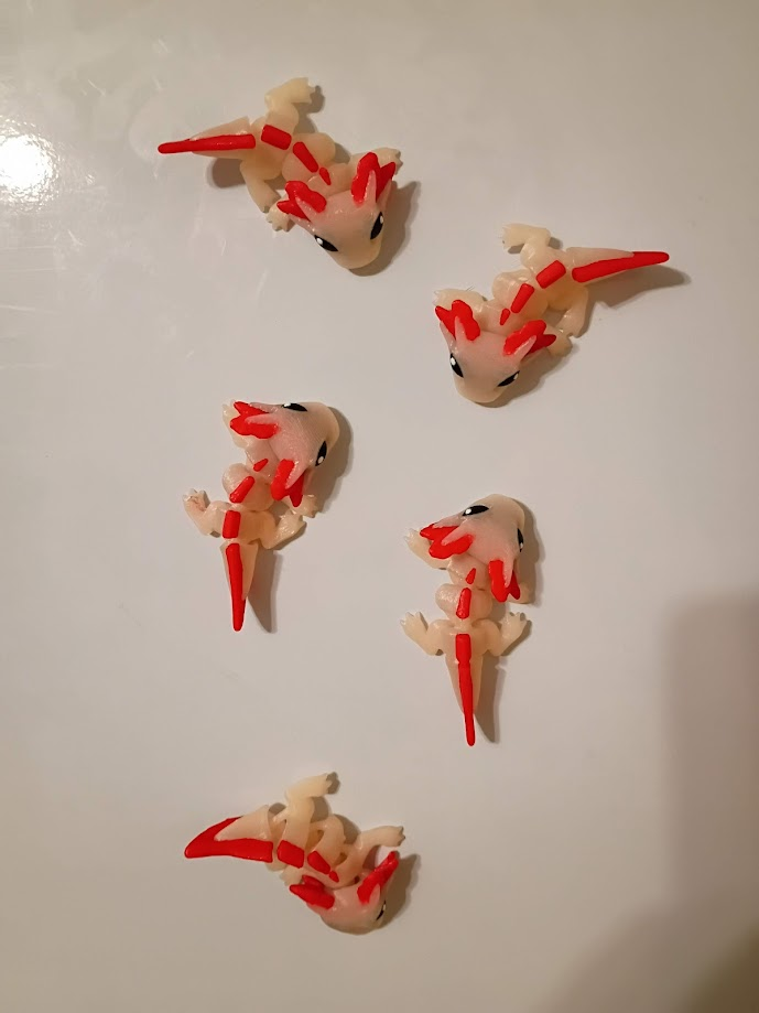 Axolotl Hatchling — Flexi Magnet Pal additional photo