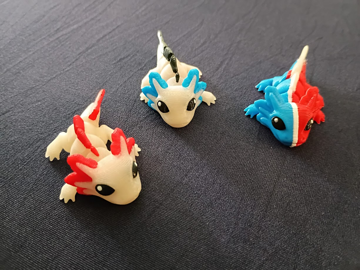 Axolotl Hatchling — Flexi Magnet Pal